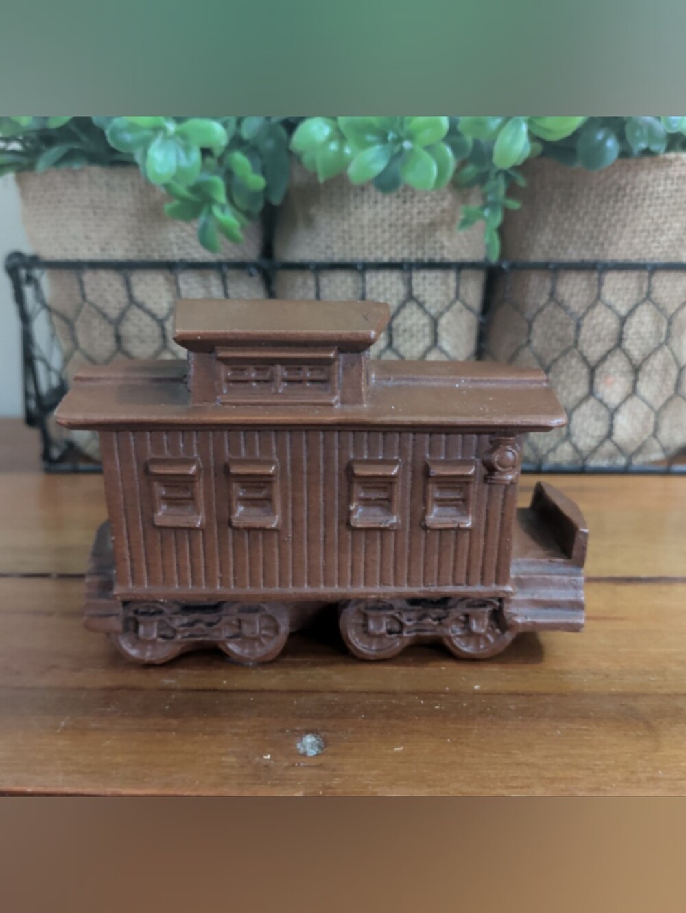 Red Mill Mfg. Train Handcrafted Collectables Vintage Caboose 1992